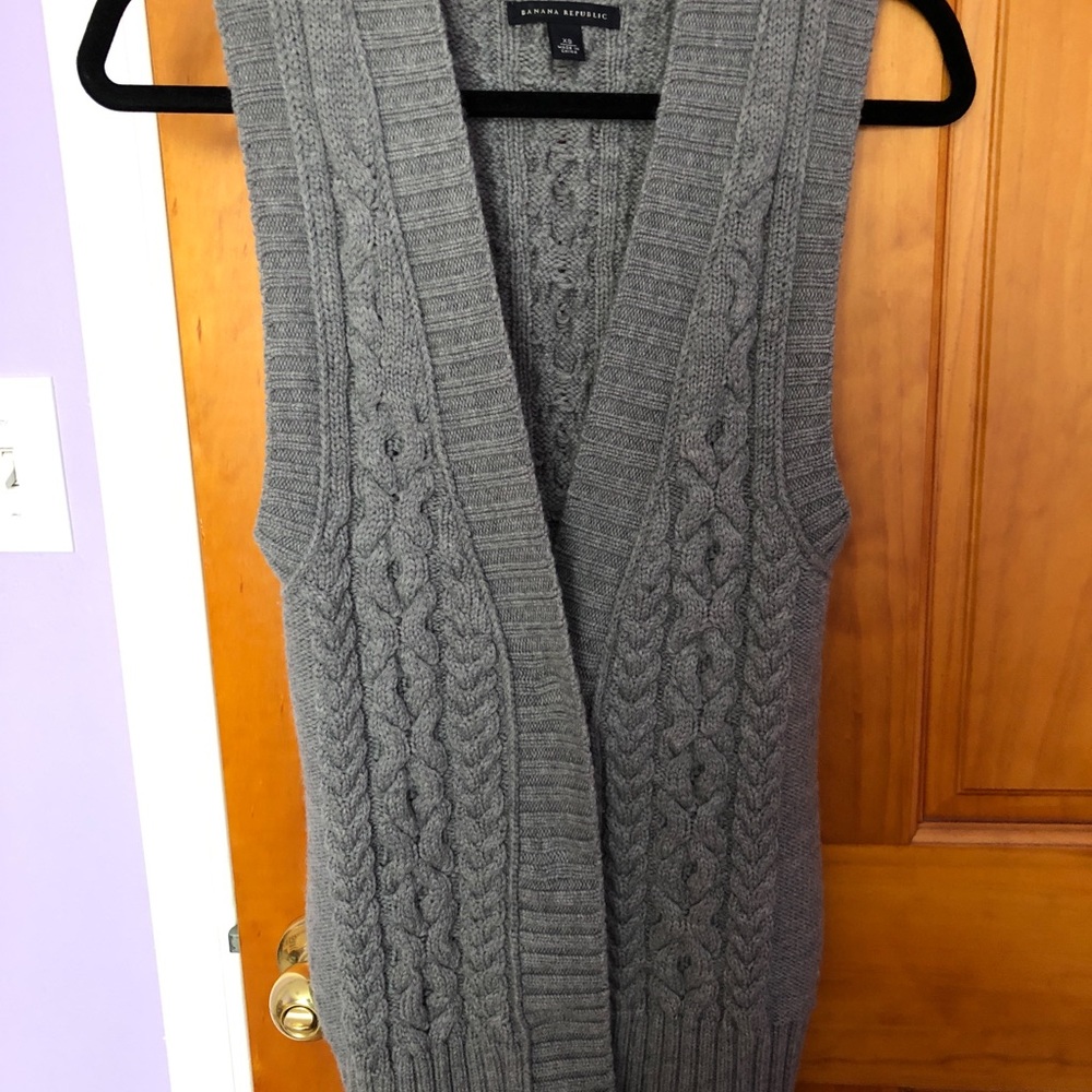 Banana Republic Chunky Woven Sweater Vest